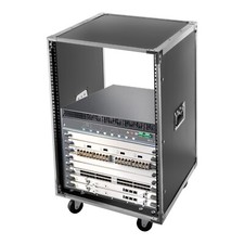 16U Cabinet Rolling Network Rack Audio Studio Video Telecom Equipment Rack Stand picture