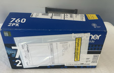 Brother TN760 2PK High-Yield Black Laser Toner 2-Pack ONLY 1 TONER IS INCLUDED picture
