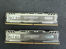 Micron Ballistix 16GB (2x8GB) RAM DDR4 3200MHz BLS8G4D32AESBK picture