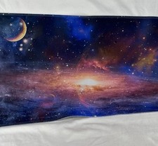 Gaming Mouse Pad Desk Keyboard Mat Oversize Galaxy Space Desktop Computer 31x12 picture
