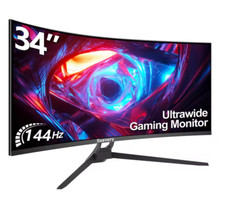 Monitor 34'' 144Hz Screen Curved 1500R Gaming Bezel-less Slim 4 picture