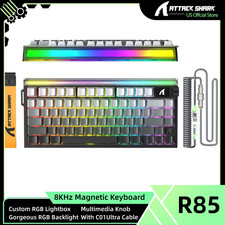 ATTACK SHARK R85 HE 75% Magnetic Wired Gaming Keyboard With C01 Ultra RGB Cable picture