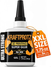 3D Printing Super Glue Gel 1.75 oz, PLA ABS PETG TPU Instant Adhesive, Non Drip picture
