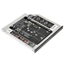NFHK MSATA NGFF B/M-Key SSD to Slimline SATA 13Pin Black CD-ROM MSATA+NGFF picture