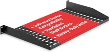 19 Inch 1U Server Vented Cantilever Shelf Wall Rack Mount Tray For Network Gear picture