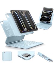 ESR Rebound Magnetic Keyboard Case 360 for iPad Pro 13 M5 M4 Blue picture