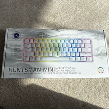 Razer Huntsman Mini (Purple Switch) Mercury Compact 60% Gaming Keyboard picture