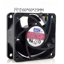 1pcs AVC DS06025R12U 6025 12V 0.70A 6cm 4-Wire PWM Server Cooling Fan picture