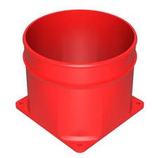 120mm Fan Duct Adapter 3 4 5 Inch 75 100 125mm PC Exhaust Hose Sim Racing picture