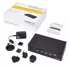 Startech.com 4-port Hdmi Kvm Switch - Built-in Usb 3.0 Hub For Peripheral SV431H picture