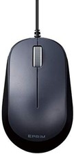 ELECOM Wired Mouse Medium Size 3 Buttons BlueLED EPRIM Black M-Y8UBXBK Japan picture