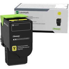 Original Lexmark 78C0UYG Yellow Toner. New Sealed Box, We Ship Fast picture