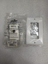 Leviton Communication Circuit Division Jack For Wall Receptacle With Cover Plate picture