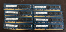 Lot of 8 - 64GB (8x8GB) 2Rx8 PC3L-12800R DDR3-1600 SK HYNIX SERVER MEMORY RAM picture