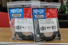 Pack of 2 Tripp Lite U322-010-BK USB 3.0 Cable A(Male)/B(Male)-10ft, 