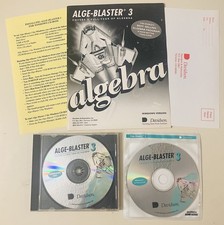 Alge Blaster 3 Davidson Complete CD Set Manual Windows Mac 1994 1995 picture