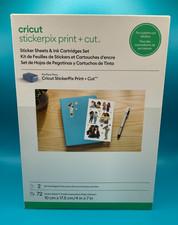Cricut StickerPix Print & Cut Sticker Sheets + Ink Cartridge Set (2013401) picture