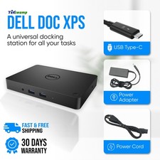 Dell USB-C 4K Docking Station for XPS 15 9560 9570 9575 Laptop w/130W AC Adapter picture