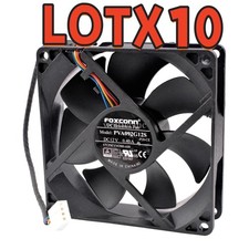 Lot of 10 Foxconn PVA092G12S 92mm 12V 0.40A 4Pin PWM Fan for HP Compaq Elite SFF picture