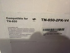 TN-850 Compatible Black Laser Toner Cartridge 2-Pack for Brother TN-850-2PK-V4 picture