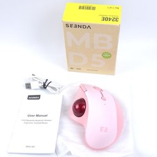 Seenda Wireless Trackball Mouse Bluetooth Ergonomic Rollerball Rechargeable  picture