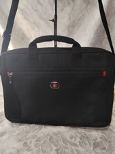 SwissGear unisex black  Wenger Structure 16 inch laptop Slim case padded strap picture