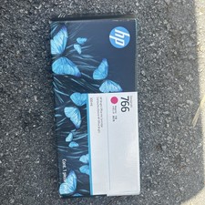 GENUINE HP #766 300ml MAGENTA INK CARTRIDGE P2V90A DESIGNJET XL 3600 MFP NE picture