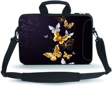 14 15 15.4 15.6 Inch Messenger Bag Carrying Case Sleeve Handle Pocket Part picture