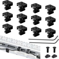 12 Pack M-Lok Cable Clips, Wire Management Clips for Picatinny Rail, Flashlight picture