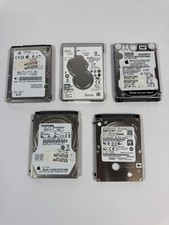 Lot of 5 500GB 2.5