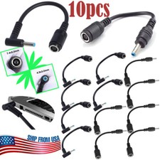 7.4mm 5.0mm To 4.5mm 3.0mm For HP DC Power Charger Converter Adapter Cable 10x picture