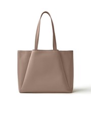 Work Tote Bags for Women 15.6 Inch Laptop with Zip Compartments Taupe picture