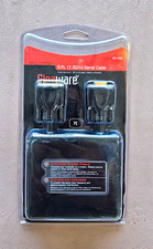 Gigaware 6 ft DB9 Male to DB9 Female Shielded Serial Cable Black 26-1402 picture