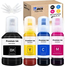 Printers Jack Ink Refill 335ml+T502, 1 Black, 1 Cyan, 1 Magenta, 1 Yellow picture
