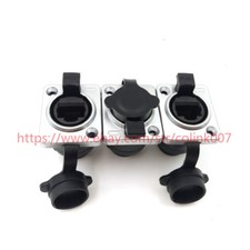 RJ45 Connector Waterproof,RJ-45 Ethernet Signal Connector fit CAT 5/6 IP65 picture