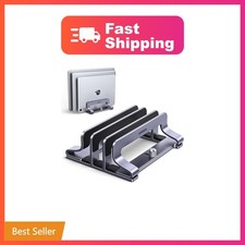 UGREEN 3-Slot Vertical Laptop Stand Holder Desk Compatible with MacBook Pro A... picture