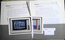 1985 SPSS/PC+ Press Kit - Tables & Advanced Statistics program for IBM PCs picture