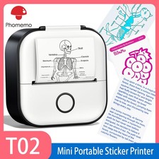 Phomemo Mini Pocket Thermal Printer Wireless Bluetooth Photo T02 Sticker Printer picture