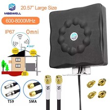 4G LTE 5G Booster Antenna 2X2 MIMO 600-8000MHz SMA TS9 for T-mobile Verizon AT&T picture