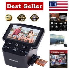 Versatile 24MP Film Scanner - Converts 35mm, 126, & Super 8 to Digital Photos picture