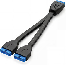 USB 3.0 Header Splitter Extension Cable, Motherboard USB 3.0 Internal Hub picture