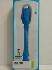 iessentials USB FAN (Blue) New in Box - plug into power bank or any USB port-NIB picture