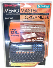 Sharp Memo Master El-6790 Electronic Organizer 128 KB Memory - New picture