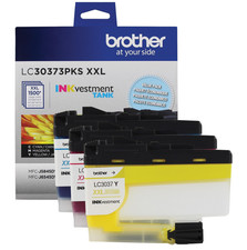 Genuine OEM Brother LC30373PKS XXL 3-Pack High Yield Color Ink Cartridges 12/27 picture