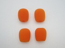 4-pack Orange FOAM Microphone WINDSCREEN for Plantronics Supra Encore headsets picture
