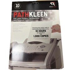 NEW REDRIGHT RR1237 Path Kleen 8.5 x 11 For Laser Printers, Fax Machines 10 Pack picture