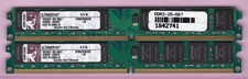 4GB 2x2GB KINGSTON KVR667D2N5/2G DDR2-667 PC2-5300 Low Profile Ram Memory Kit CN picture