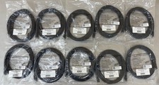 [Lot of 10] Comprehensive CAT6-7BLK Cat 6 550 MHz Snagless Patch Cable 7' Black picture