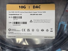 NEW FS.com SFP-10G-AC05 10G SFP+ Active DAC Copper 5M 16FT picture