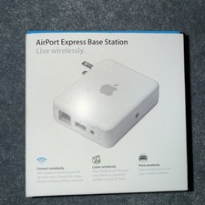 Apple Airport Express Base Station With AirTunes Mac+PC Wireless Wi-Fi Router picture